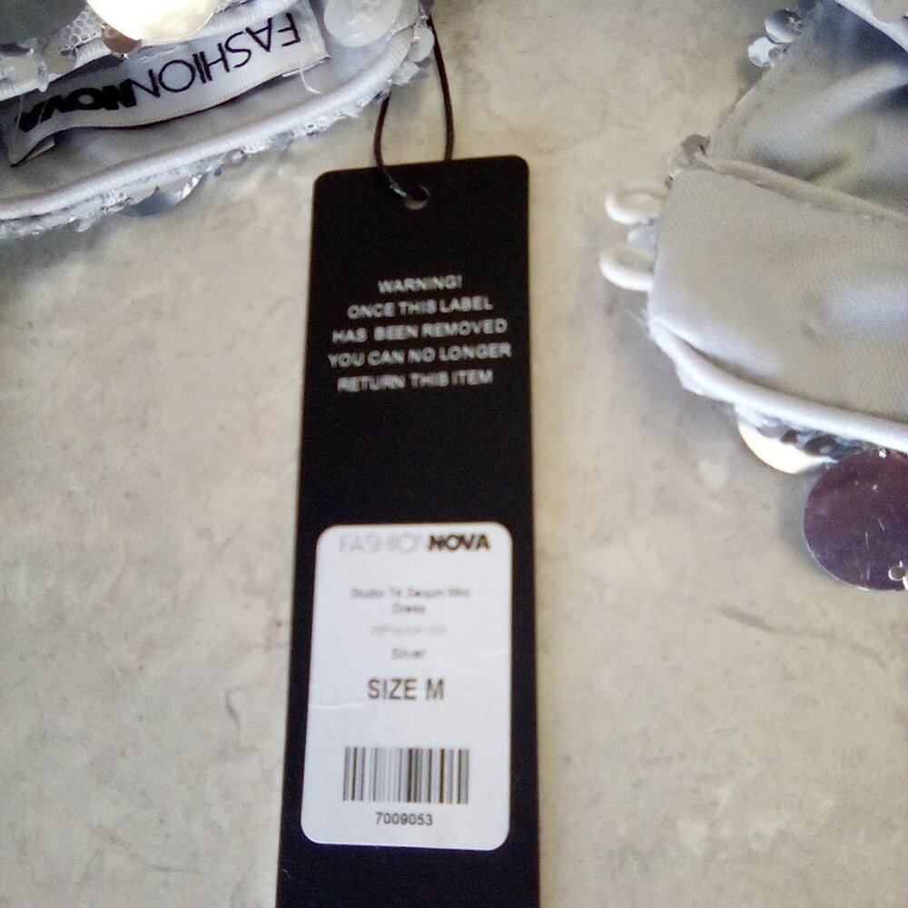 Fashion Nova embellished mini dress